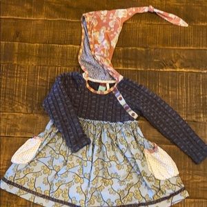 Size 4 Matilda Jane hooded dress.